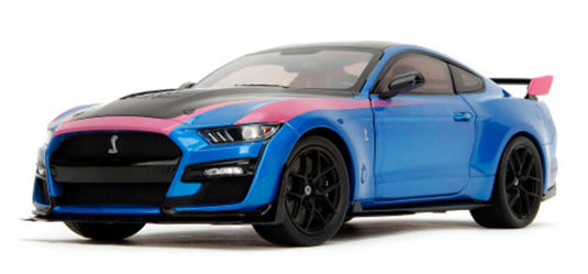 Ford Shelbyフォード シェルビー GT500 2020 ブルー/ピンク 模型 モデル / JADA 1/18 ミニカー 模型
