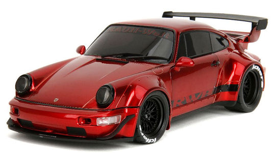 Porscheポルシェ RWB Metallic Red Pink SlipsFeat / JADA 1/18 ミニカー 模型