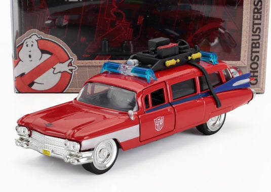 CADILLACキャデラック SERIES 62 ECTO 1 ゴーストバスターズ トランスフォーマー 1984 レッド TV SERIES / JADA 1/32 ミニカー