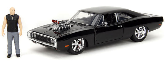 Dodgeダッジ Dom's Charger R/T with Dom Figure 1970 / JADA 1/24 ミニカー 模型