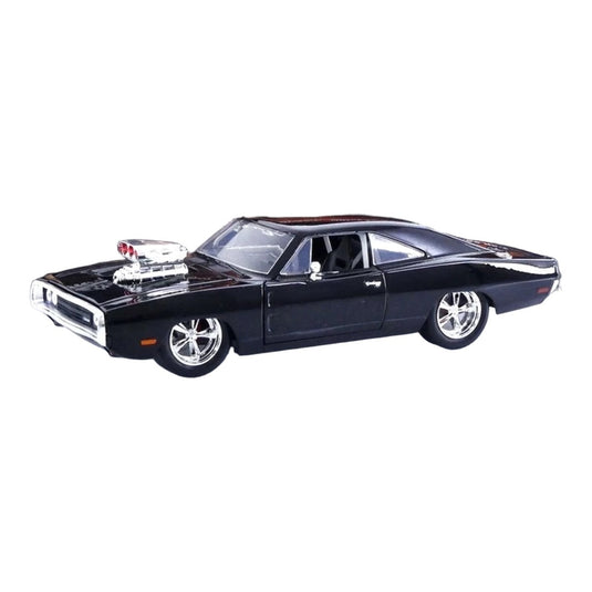 ダッジ チャージャー 1970 ドミニク・トレット フィギュア付き ワイルドスピード ブラック / Jada Toys 1/24 ミニカー
