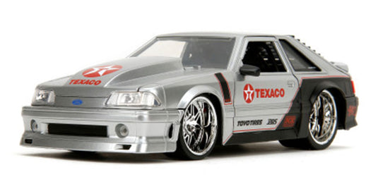 Ford Mustangフォード マスタング GT 1989 Texaco スポーツカー 模型 / JADA 1/24 ミニカー 模型