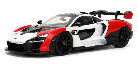 #13 McLaren Senna レッド & ホワイト Hyper-Spec ミニカー / JADA 1/24