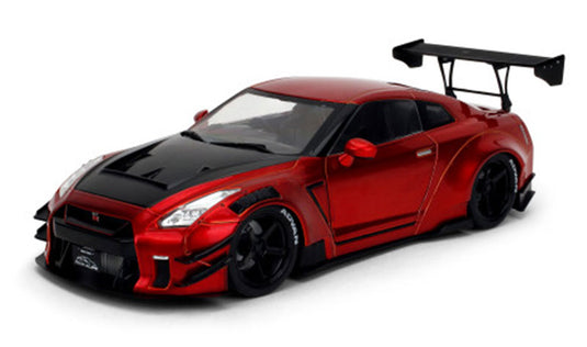 Nissan日産 GTR R35 Pink Slips Metallic Red / JADA 1/18 ミニカー 模型