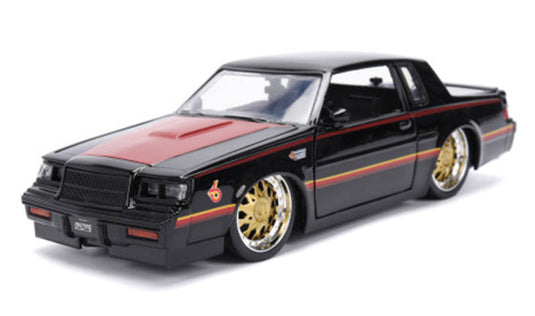 Buickビュイック グランドナショナル 1987 ブラック/レッド マッスルカー 模型 / JADA 1/24 ミニカー 模型
