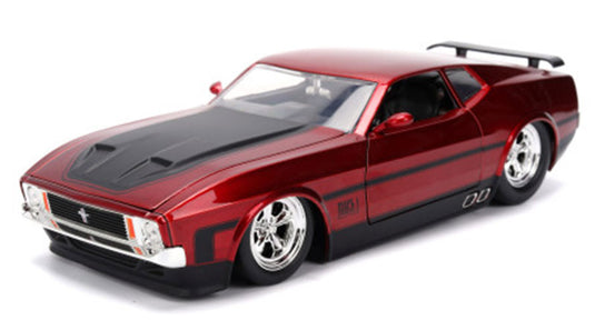 Ford Mustangフォード マスタング Mach 1 1973 ダークレッド 模型 モデル / JADA 1/24 ミニカー 模型