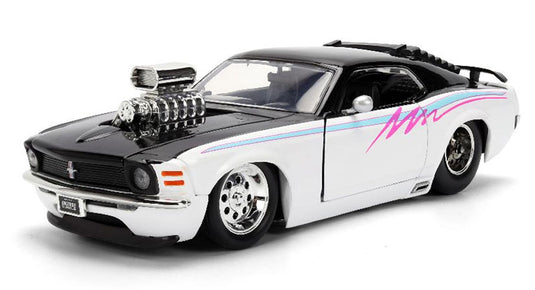Ford Mustangフォード マスタング Boss 429 1970 ホワイト スポーツカー 模型 / JADA 1/24 ミニカー 模型