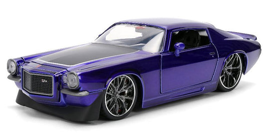Chevroletシボレー カマロ 1971 パープル マッスルカー 模型 ダイキャスト モデル / JADA 1/24 ミニカー 模型