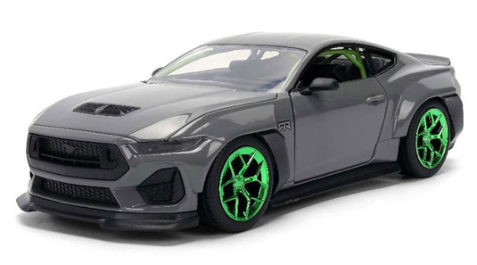 Ford Mustangフォード マスタング RTR 2024 グレー スポーツカー 模型 モデル / JADA 1/24 ミニカー 模型