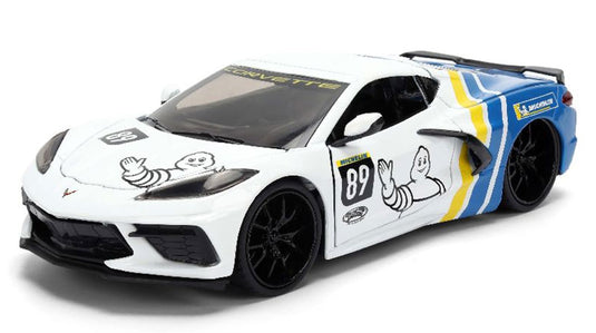 Chevroletシボレー Corvetteコルベット スティングレイ ミしゅらん 2020 模型 / JADA 1/24 ミニカー 模型