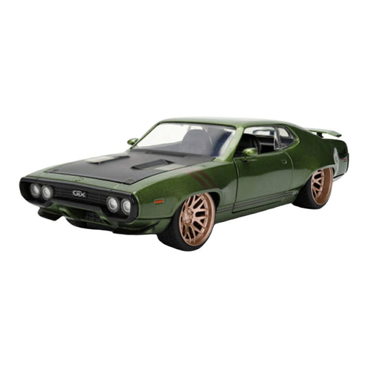 Plymouthプリムス GTX 1972 Dark Green BigTime Muscl / JADA 1/24 模型