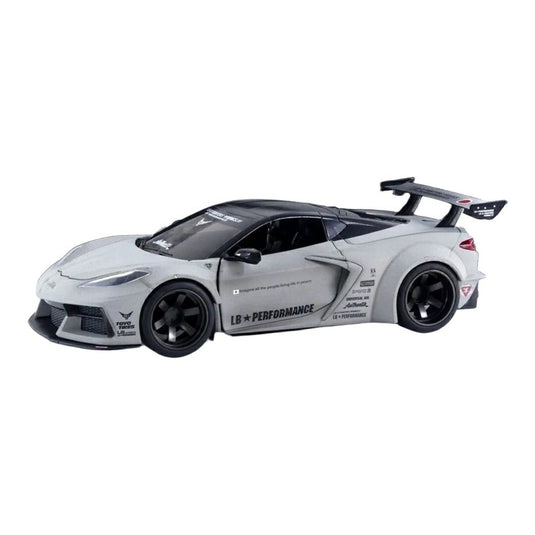 シボレー コルベット C8 リバティーウォーク グレー / JADA 1/24 ミニカー