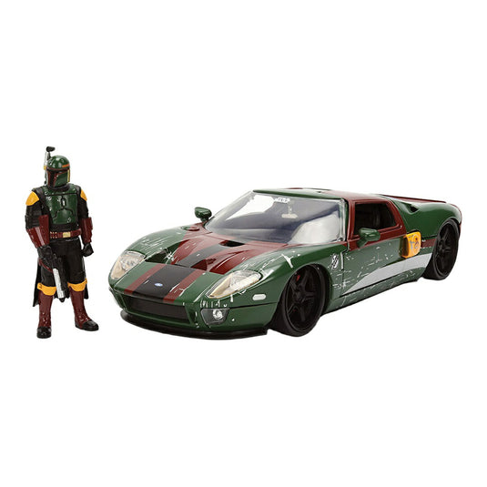 Fordフォード GT 2005 with Boba Fett Figure Hollywo / JADA 1/24 模型
