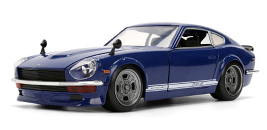 Nissan日産 Datsunダットサン 240Z 1972 ブルー 旧車 スポーツカー 模型 / JADA 1/24 ミニカー 模型