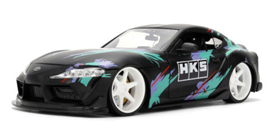 Toyotaトヨタ GR スープラ HKS 2020 スポーツカー 模型 ダイキャスト モデル / JADA 1/24 ミニカー 模型