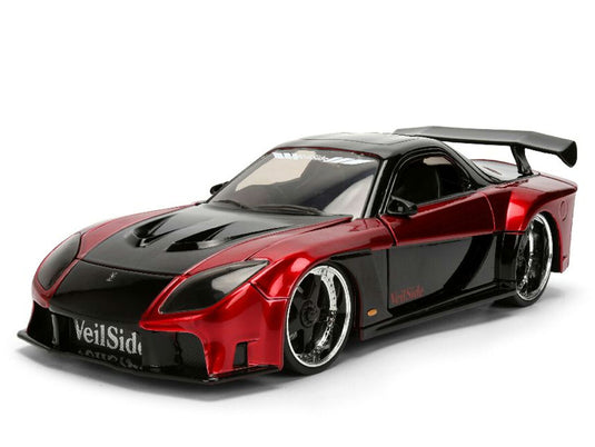 Mazdaマツダ RX-7 Widebodyワイドボディ 1995 Black and Redブラックアンドレッド / JADA 1/24 模型