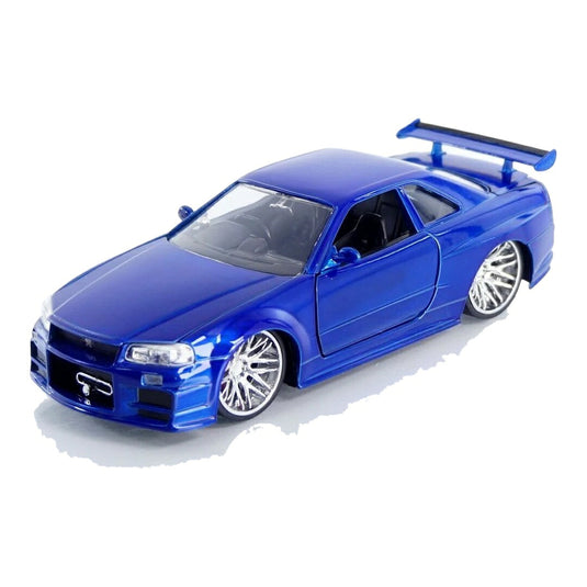 日産 スカイライン GT-R R34 ワイルドスピード 25周年記念 ブルー / Jada Toys 1/24 ミニカー