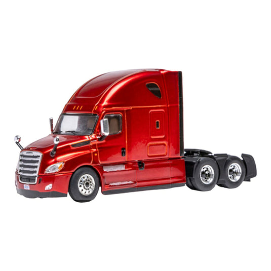 Freightlinerフレイトライナー Cascadia Sleeper 2018 Metallic Red / JADA 1/64 模型