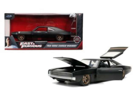 1968 ダッジ チャージャー ワイルド・スピード マットブラック 劇中車 / JADA 1/24 ミニカー