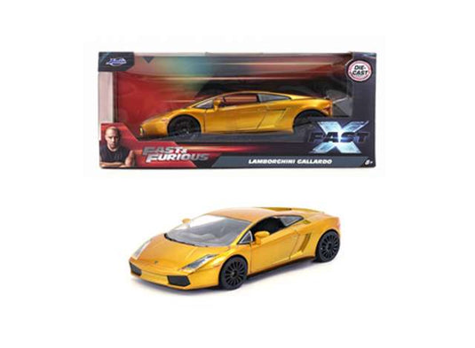 2023 ランボルギーニ ガヤルド ワイルド・スピード ファストX ゴールド / JADA 1/24 ミニカー