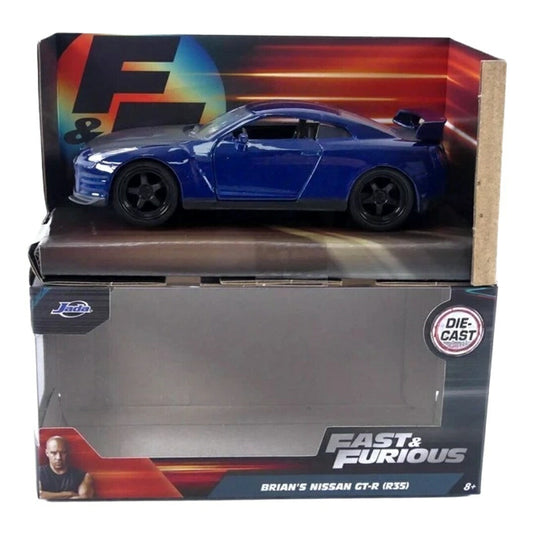 日産 GT-R R35 ブライアン ワイルドスピード 2009 ブルー / Jada Toys 1/32 ミニカー