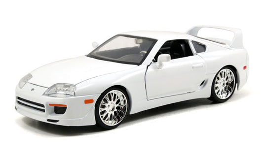 Toyotaトヨタ スープラ ホワイト ワイルドスピード ブライアン 劇中車 模型 / JADA 1/24 ミニカー 模型