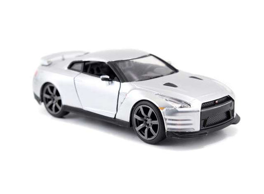2009 ブライアンのニッサン スカイライン GT-R R35 ワイルドスピード シルバー / JADA 1/32 ミニカー