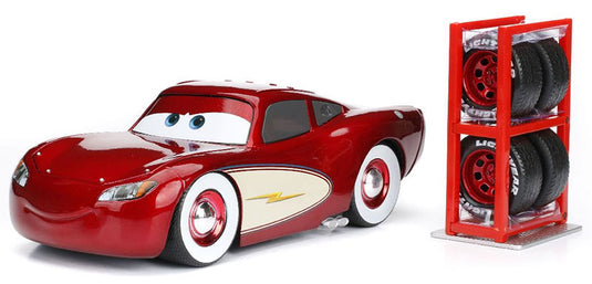 クルージング ライトニングマックィーン ライトイヤータイヤラック付き ミニカー / JADA 1/24