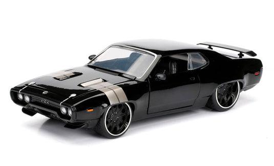 Plymouthプリムス GTX ワイルドスピード ドミニク 2017 ブラック 劇中車 / JADA 1/24 ミニカー 模型