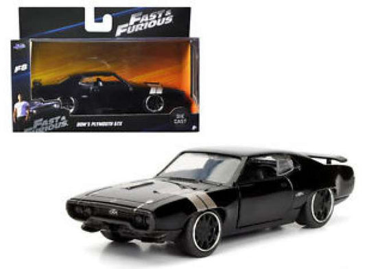 ドムのプリムス GTX ワイルドスピード ICE BREAK ブラック 劇中車 ミニカー / JADA 1/32 ミニカー