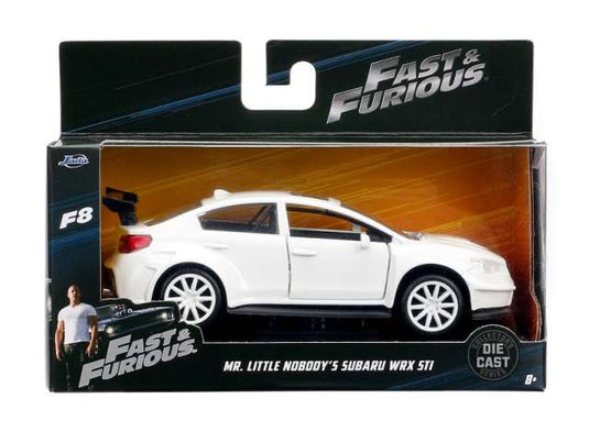 リトル・ノーバディのスバル WRX STi ワイルドスピード ICE BREAK ブルー / JADA 1/32 ミニカー