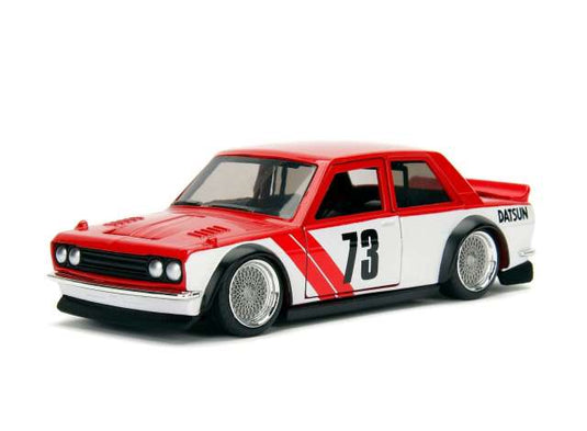 1973 ダットサン 510 レッド/ホワイト Datsun 510 ブルーバード ミニカー / JADA 1/32 ミニカー