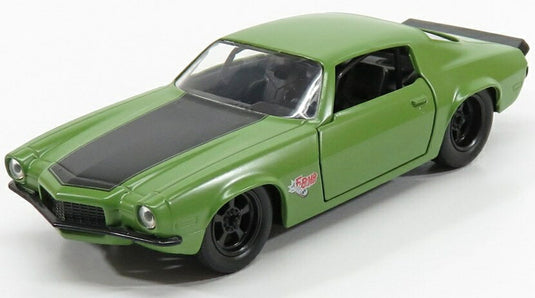 CHEVROLETシボレー ドム カマロ Z28 Fボム 1973 ワイルドスピード4 2009 マットグリーン TV SERIES - MOVIE / JADA 1/32 ミニカー