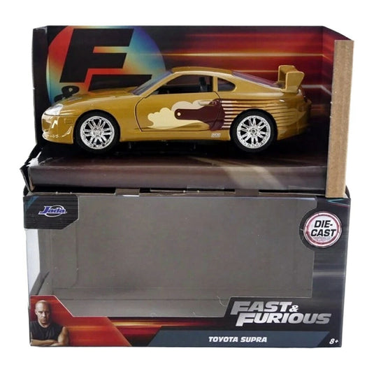 トヨタ スープラ ワイルドスピード 2003 ゴールド / Jada Toys 1/32 ミニカー