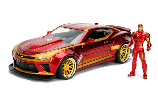 2016 Chevrolet Camaro SS アイアンマン フィギュア付き ミニカー / JADA 1/24