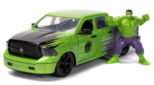 2014 Ram 1500 ピックアップ ハルク フィギュア付き ミニカー / JADA 1/24