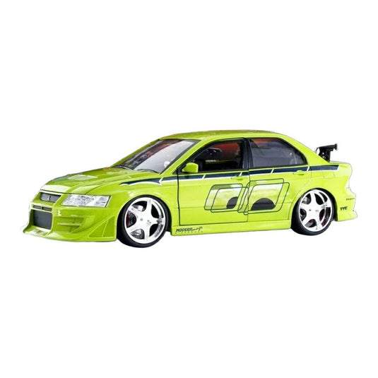 三菱 ランサー エボリューション VII ブライアン ワイルドスピード グリーン / Jada Toys 1/24 ミニカー