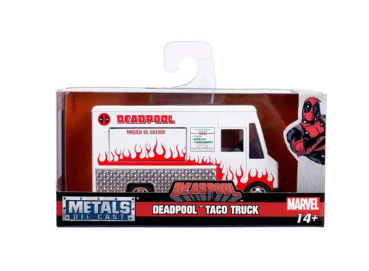 Deadpool デッドプール フードトラック タコス ホワイト/レッド 映画 劇中車 / JADA 1/32 ミニカー
