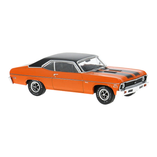 Chevroletシボレー Nova SS 1971 in Orange and Black / JADA 1/43 模型