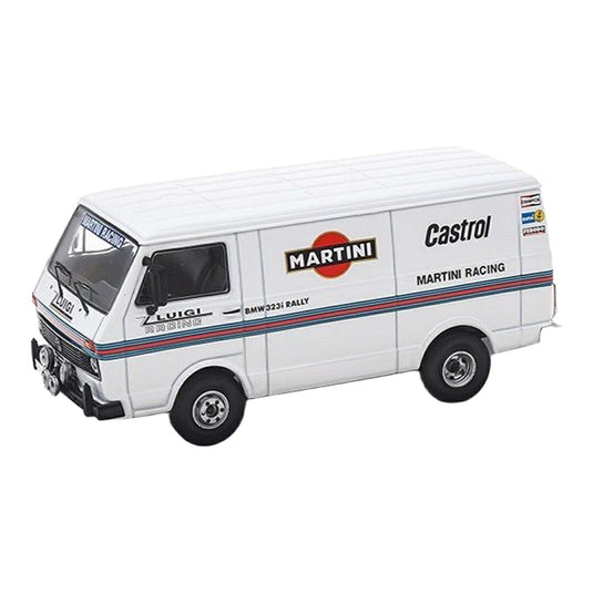 VWフォルクスワーゲン LT28 SWB Martini Racing ラリーアシスタンスバン ホワイト / IXO 1/43 ミニカー