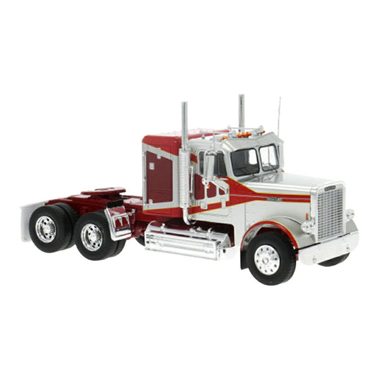 Freightlinerフレイトライナー FLC 120 64 T 1977 Silver and Redシルバーレッド / JADA 1/43 模型