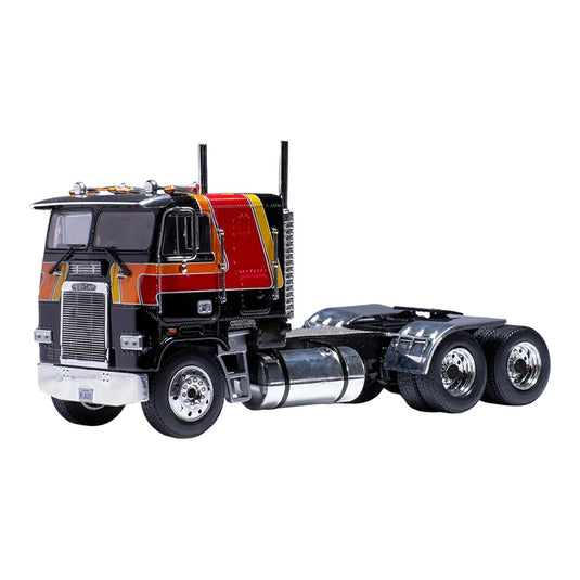 Freightlinerフレイトライナー FLA 1993 Black with Orange Red a / JADA 1/43 模型