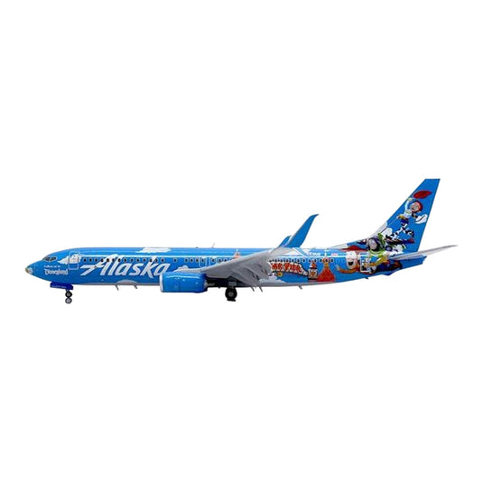 アラスカ航空 Alaska Airlines ボーイング 737-800 N537AS フラップダウン仕様 / JC Wings 1/200 飛行機模型 旅客機