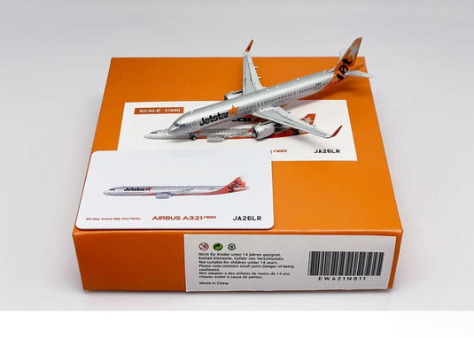 ジェットスター・ジャパン Jetstar Japan エアバス A321neo JA26LR / JC Wings 1/400 飛行機模型 旅客機