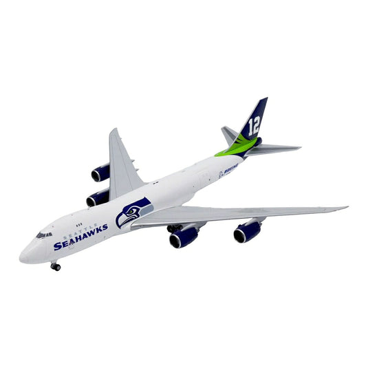 ボーイング Boeing 747-8F シアトル・シーホークス特別塗装 N770BA / JC Wings 1/400 飛行機模型 貨物機