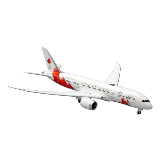 東京2020 聖火リレー Torch Relay ボーイング 787-8 ドリームライナー フラップダウン仕様 JA837J / JC Wings 1/400 飛行機模型 旅客機