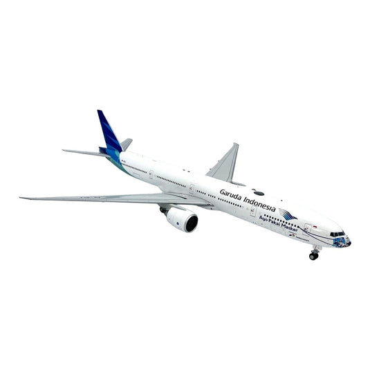 ガルーダ・インドネシア航空 Garuda Indonesia ボーイング 777-300ER 「Ayo Pakai Masker」特別塗装 フラップダウン仕様 PK-GIJ / JC Wings 1/200 飛行機模型 旅客機
