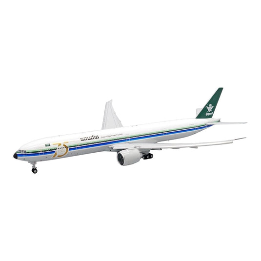 サウジアラビア航空 Saudi Arabian Airlines ボーイング 777-300ER レトロ塗装 フラップダウン仕様 HZ-AK28 / JC Wings 1/200 飛行機模型 旅客機