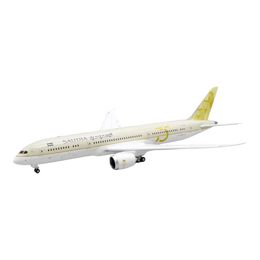 サウジアラビア航空 Saudi Arabian Airlines ボーイング 787-9 75周年特別塗装 HZ-ARE / JC Wings 1/200 飛行機模型 旅客機
