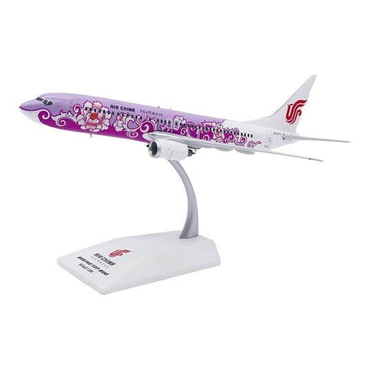中国国際航空 Air China ボーイング 737-800 「Pink Peony」特別塗装 B-5177 / JC Wings 1/200 飛行機模型 旅客機